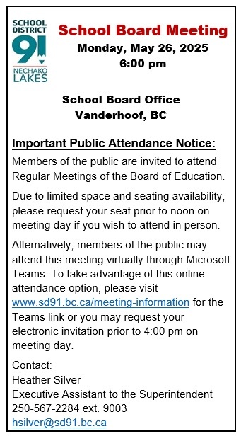 BM Announcement May 26 2025